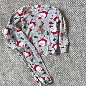Carters PJs with Santa and Reindeer